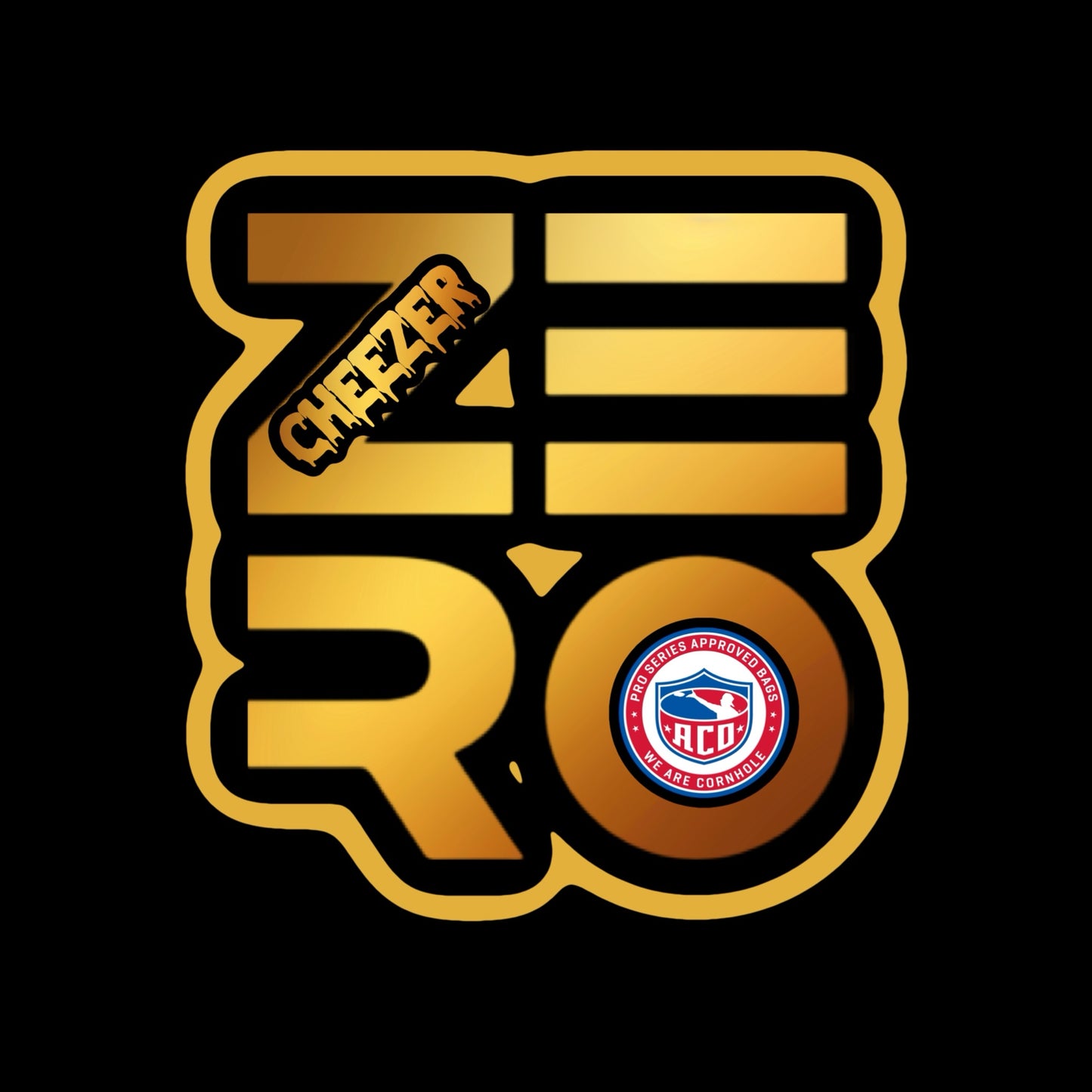Cheezer Black/Glod Black back